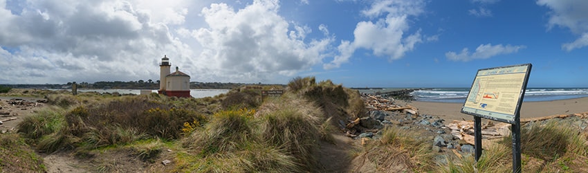 Coquille River Light & Jetty, Bandon OR
