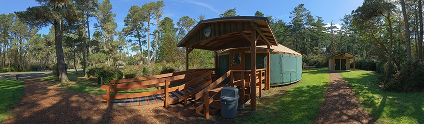 Campground at Bullards Beach State Park, Bandon OR
