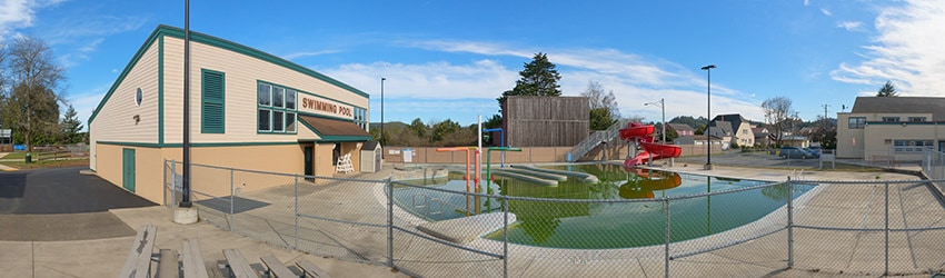 Coquille Community Pool (off season), Coquille OR