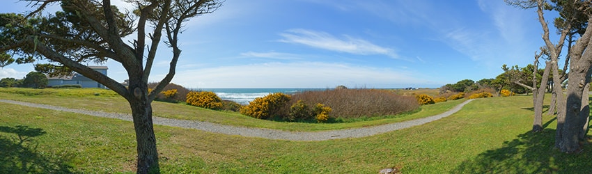 Park at Face Rock State Scenic Viewpoint, Bandon OR