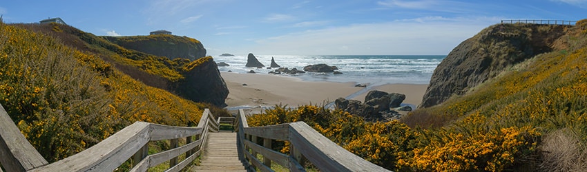 Stairway to Beach at Face Rock, Bandon OR