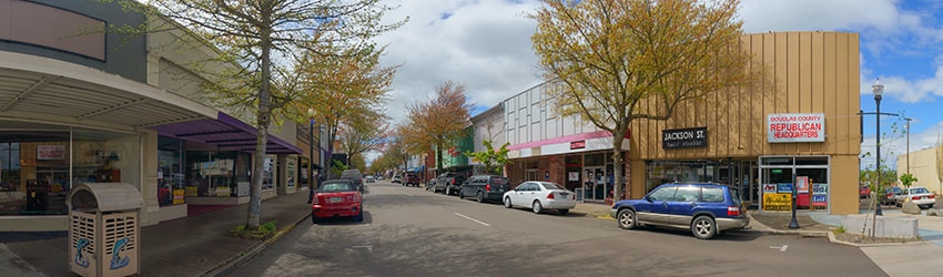 Jackson St & Washington Ave, Roseburg OR