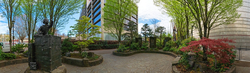 Garden at Hult Center for the Performing Arts, Eugene OR