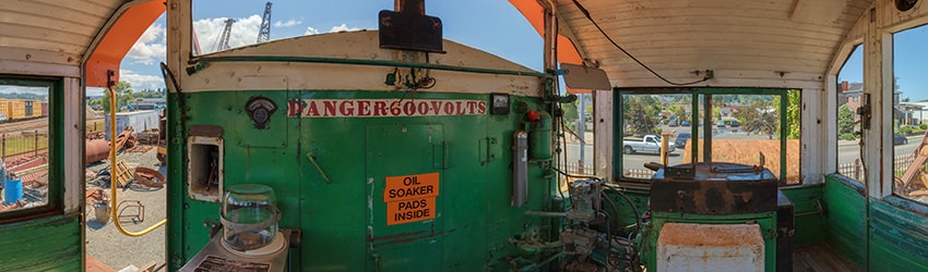 Engine No. 111 (1949), Oregon Coast Historical Railway Museum, Coos Bay OR