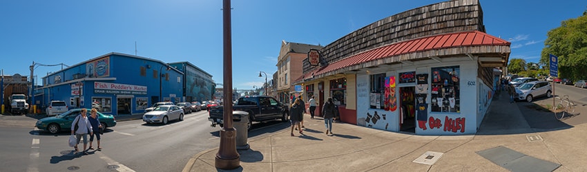 Bay Blvd & Fall St, Newport OR