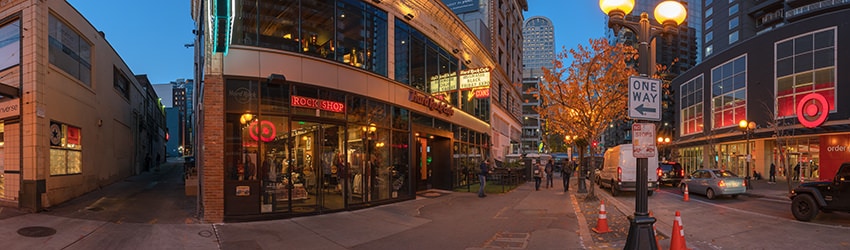 Pike St, E of 1st Ave, Seattle WA