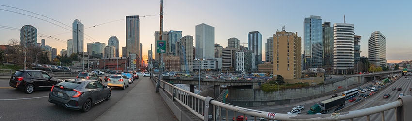 Pine St, Above I-5, Seattle WA