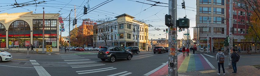 Broadway & Pine St, Capitol Hill, Seattle WA