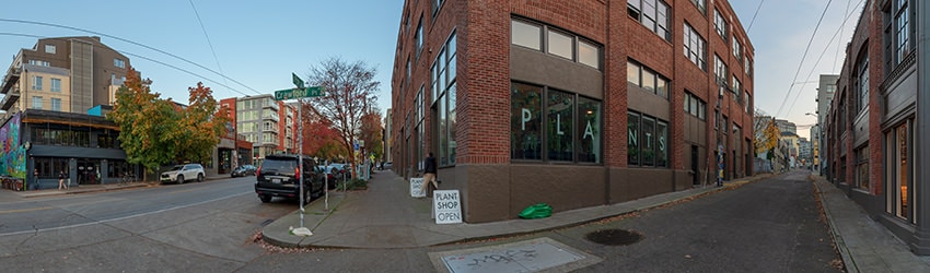 Pine St & Crawford Pl, Capitol Hill, Seattle WA