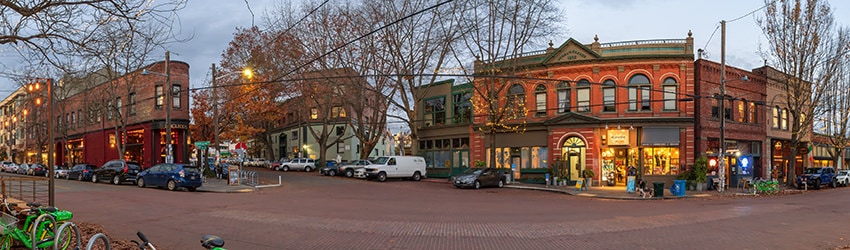 Ballard Ave & 20th Ave NW, Ballard, Seattle WA