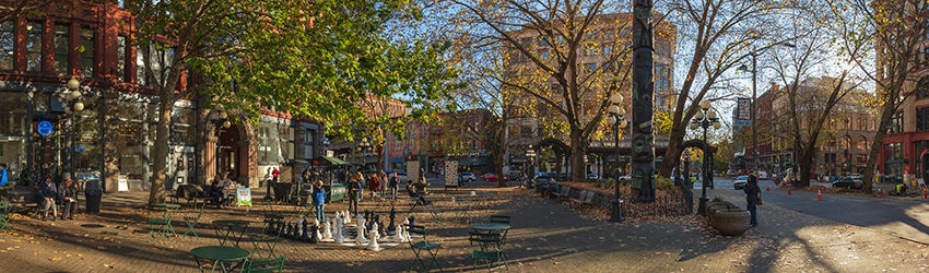 Pioneer Place Park, Pioneer Square, Seattle WA