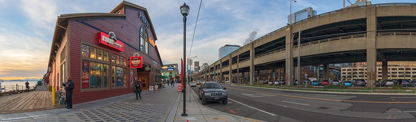 Alaskan Way at Pier 55, Seattle WA