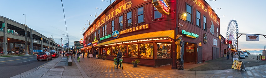 Miners Landing at Pier 57, Seattle WA