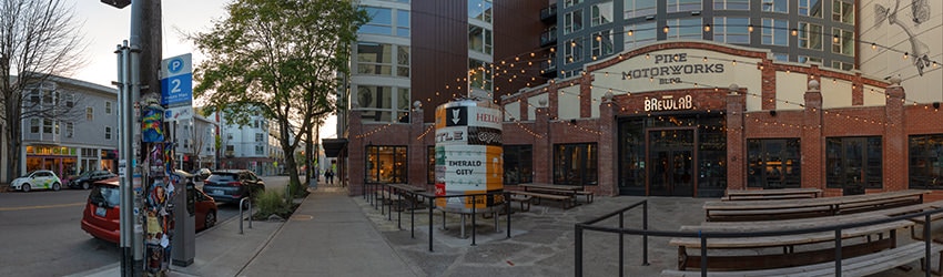 Pike St, W of Harvard Ave, Capitol Hill, Seattle WA