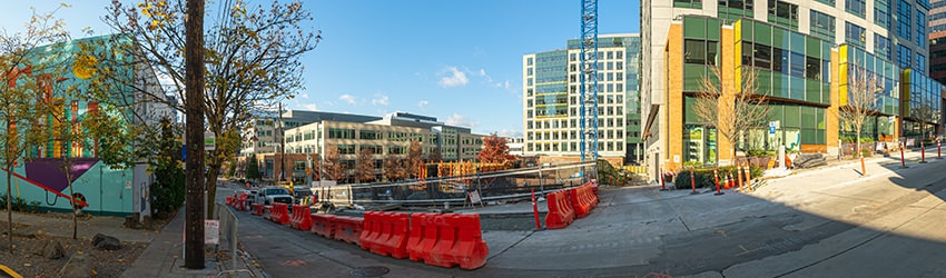 Thomas St, W of Boren Ave, South Lake Union, Seattle WA