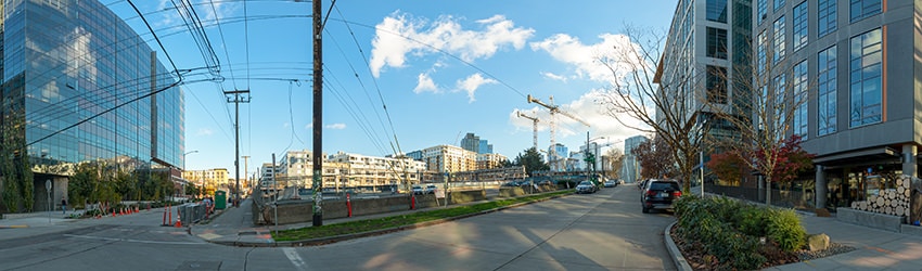 Thomas St & Boren Ave, South Lake Union, Seattle WA