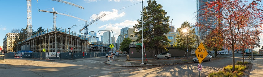 Boren Ave & John St, South Lake Union, Seattle WA