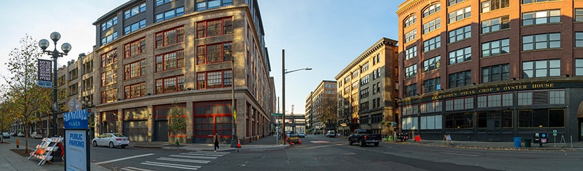 King St & Occidental Ave, Pioneer Square, Seattle WA