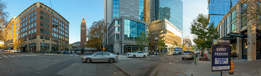 2nd Ave & King St, Pioneer Square, Seattle WA