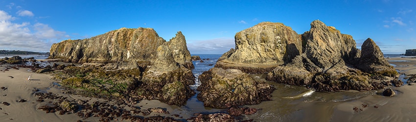 Elephant & Coquille Rocks, Bandon OR