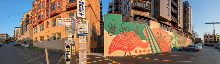 Parking Lot, NE of 14th Ave & Pike, Capitol Hill, Seattle WA