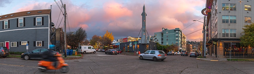 N 35th St & Evanston Ave, Fremont, Seattle WA