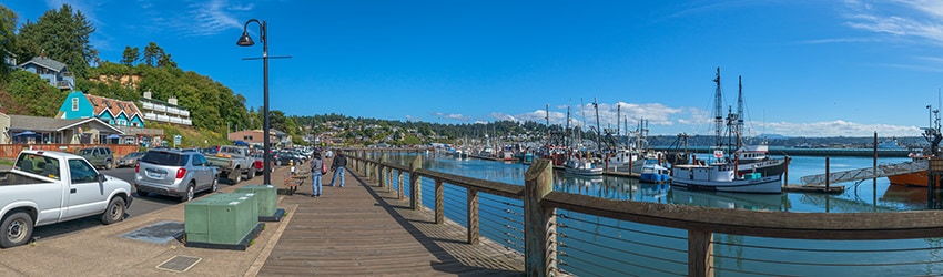 SW Bay Blvd Boardwalk, Newport OR