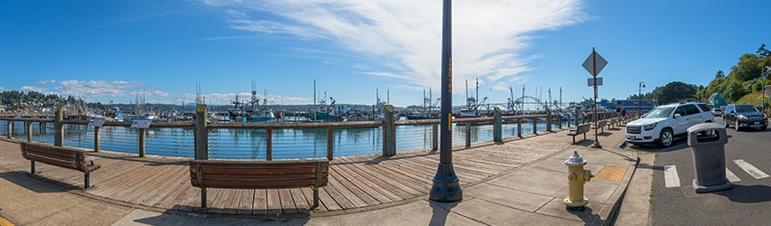 SW Bay Blvd Boardwalk, Newport OR