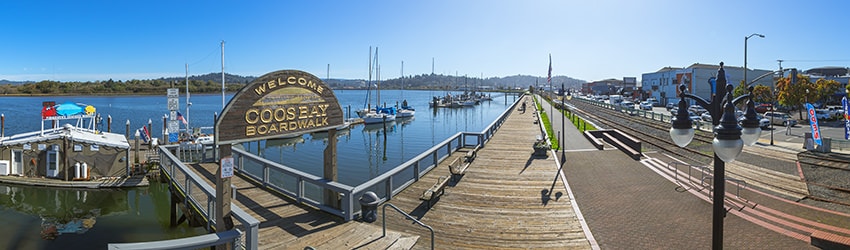 Coos Bay Boardwalk, Coos Bay OR