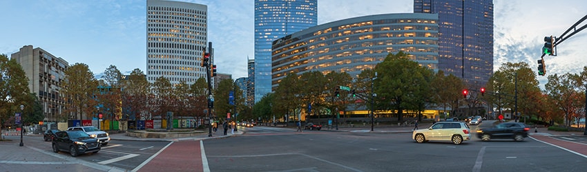 Peachtree St NE & 15th St NE, Midtown, Atlanta GA