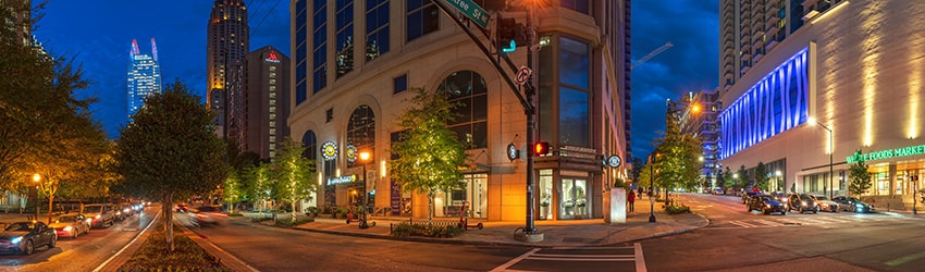 W Peachtree St NE & 14th St NE, Midtown, Atlanta GA