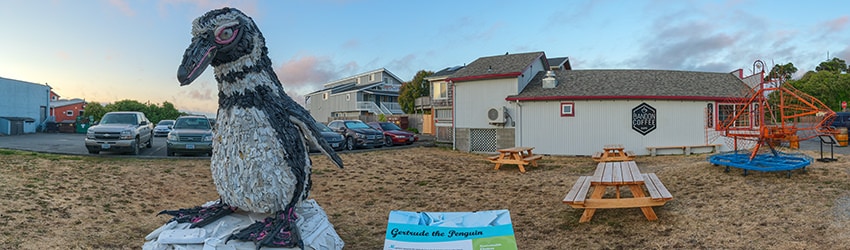 Ocean Debris Sculptures, Old Town Bandon OR
