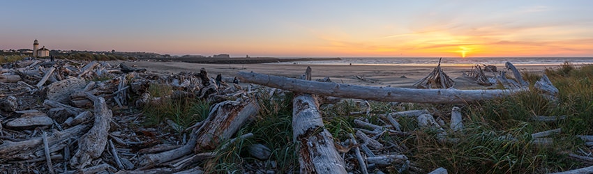 Summer Sunset at Bullards Beach State Park, Bandon OR