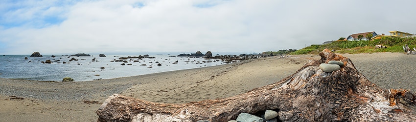 Beach at 3rd St Wayside, Crescent City CA