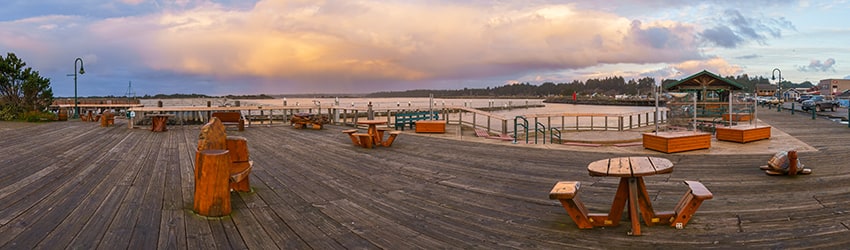 Harbor Boardwalk, Bandon OR