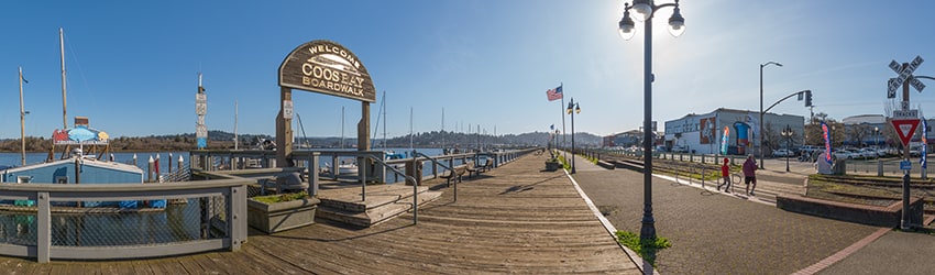 Coos Bay Boardwalk, Coos Bay OR