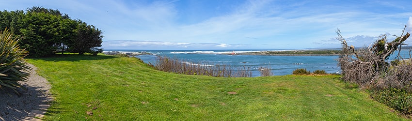 Overlooking the Coquille River Jetty and Lighthouse, Bandon OR