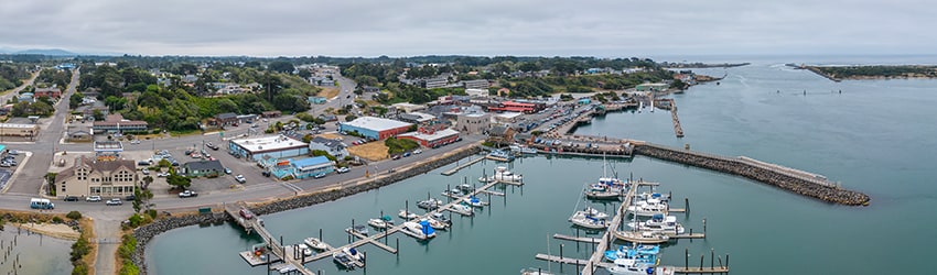 Above Bandon Harbor, Bandon OR
