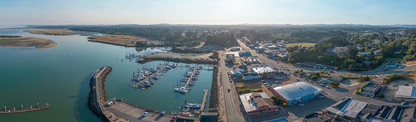 Above Old Town Bandon OR