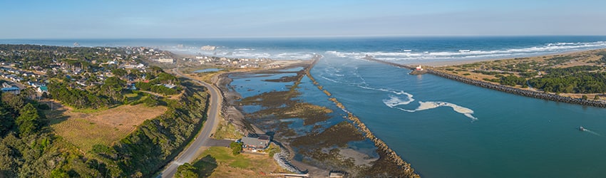 Overlooking the Coquille River Bar, Bandon OR
