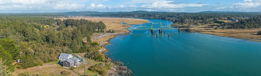 Above Bullards Beach State Park Boat Ramp, Bandon OR