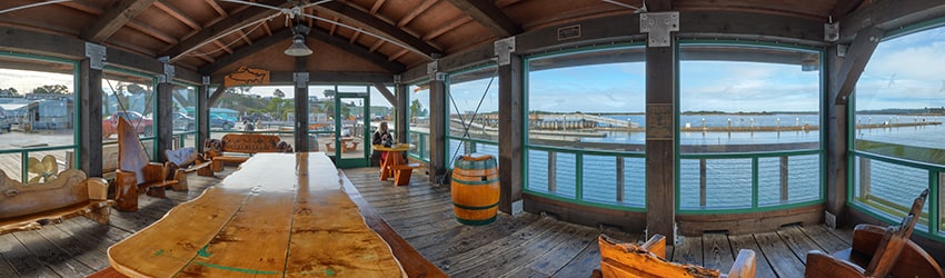 Picnic Shelter, Harbor Boardwalk, Bandon OR