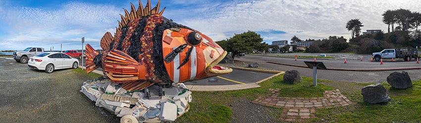 Fish Sculpture, Bandon OR