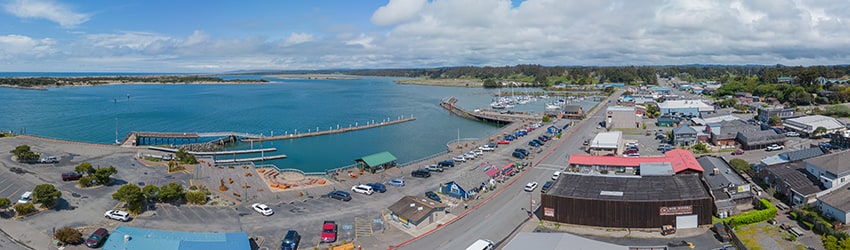 Overlooking Old Town Bandon OR
