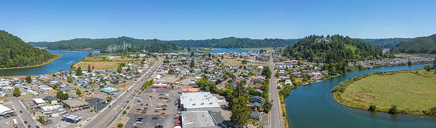 Above Reedsport OR