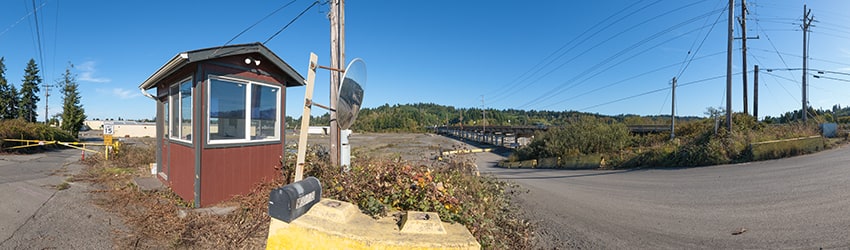 View of the Isthmus Slough Bridge, Coos Bay OR