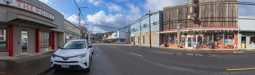 Spruce St, E of 5th St, Myrtle Point OR