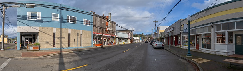 Spruce St & 5th St, Myrtle Point OR
