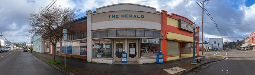 Spruce St & 4th St, Myrtle Point OR