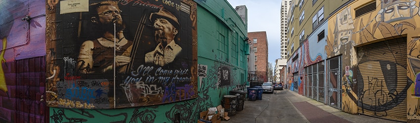 Alley, 3rd Ave & Blanchard St, Belltown, Seattle WA